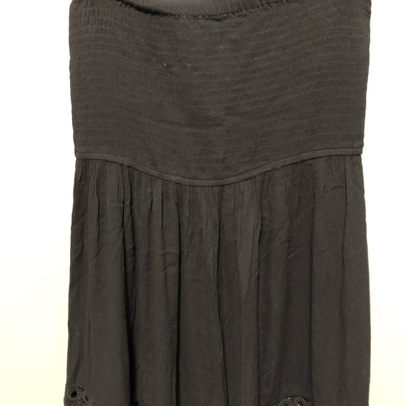 CHELSEA28 Farrah Smocked Cover-Up Maxi Dress- Lg - Picture 5 of 7